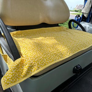 Golf Cart Seat Cover for hot and cold weather, Handmade