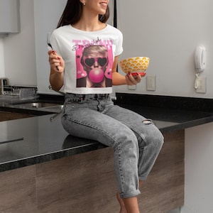 Trump Girl Summer | Trump 2024 Women&#39;s Heritage Cropped Tee |
