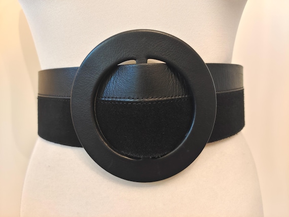 Zara Orange Wide Round-Buckle Belt ZARA Orange Belts for Women | Mercari main image 4