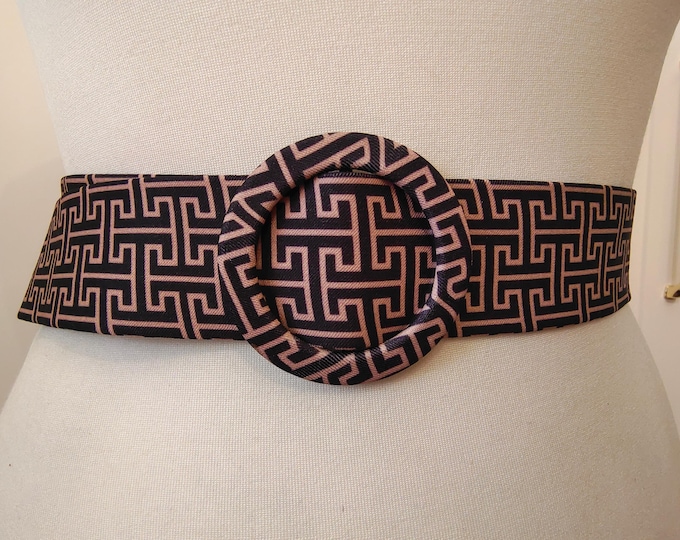 Regular Adjustable Fabric Belt With Round Buckle