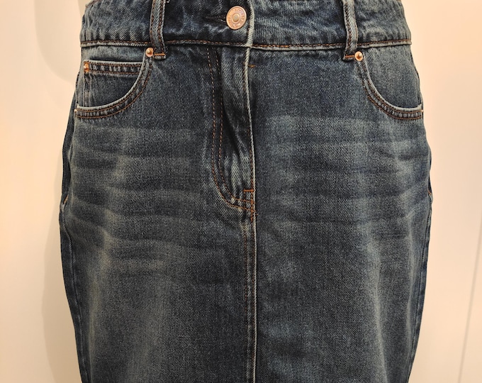 Next Petite Blue Jeans Skirt (M 38 EU / 8 US)