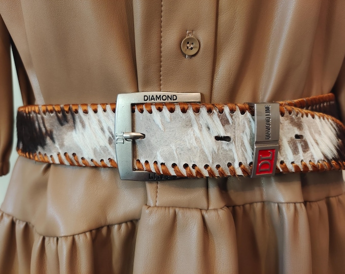 Regular Real Leather Belt by Diamond Line