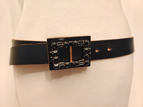 Regular Black Real Leather Vintage 90 display picture 1