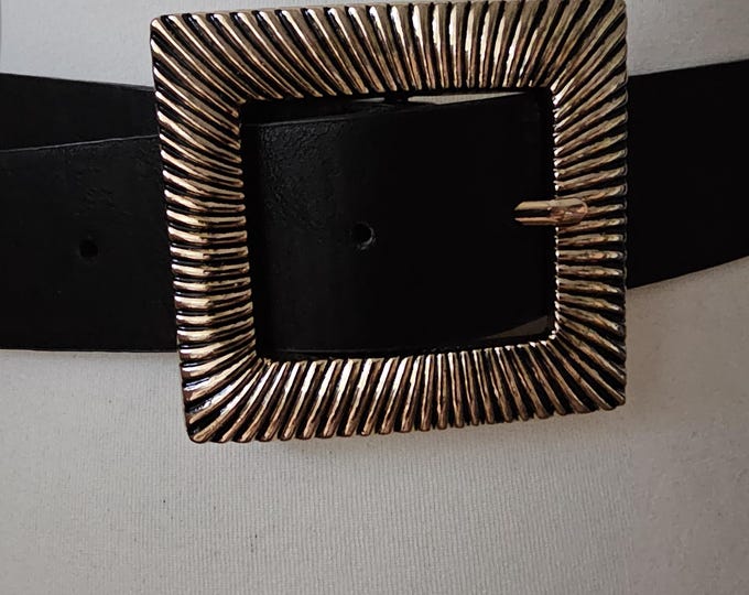 Black Belt With Gold Buckle by Medicine