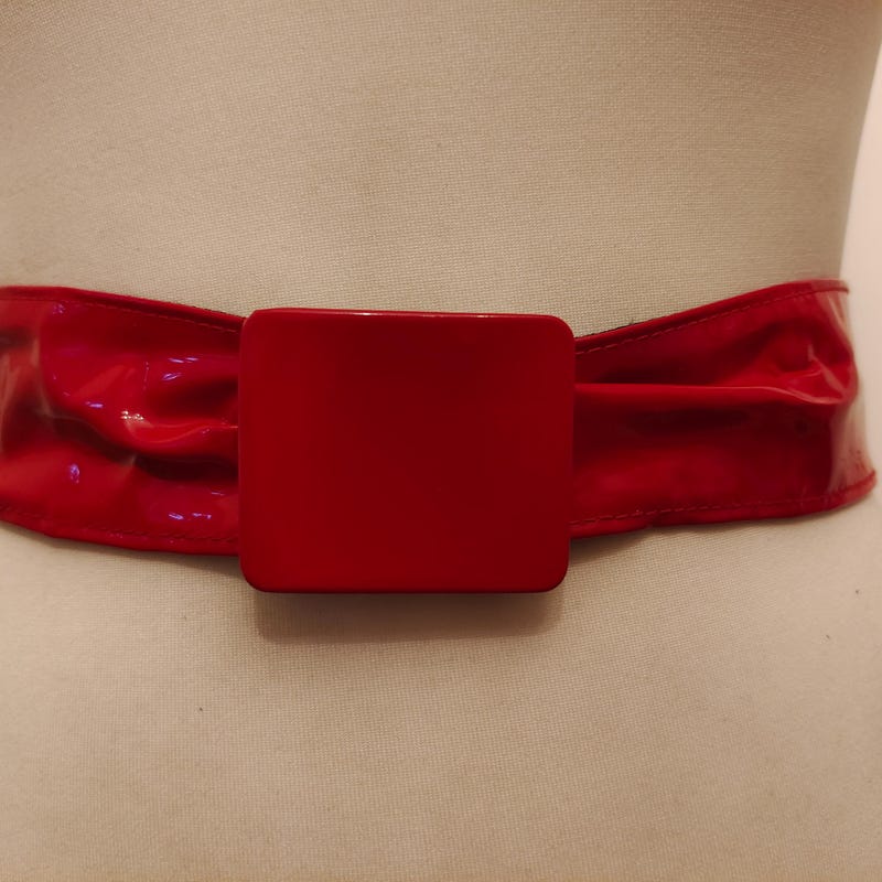 Patent Belt - Cabernet Red main image 1