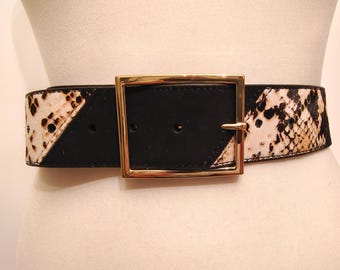 Regular Womens Leather / Faux Leather Belt by Topshop