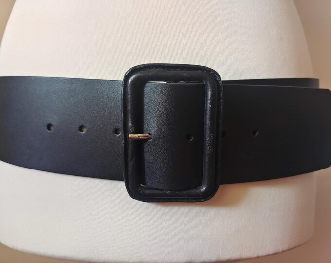 Zign Wide Leather Belt Perfect Condition