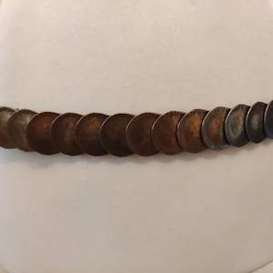 90&#39;s Vintage Metal Elastic Belt