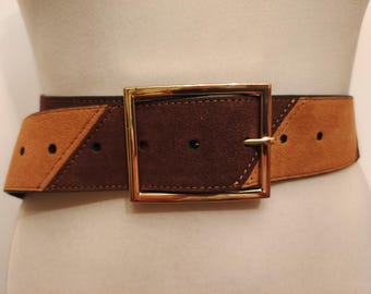Regular Leather / Faux Leather Belt by Topshop