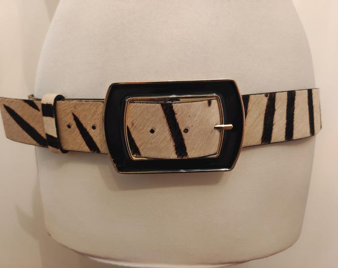 Regular Real Leather Belt by Portfolio Marks & Spencer Made in India