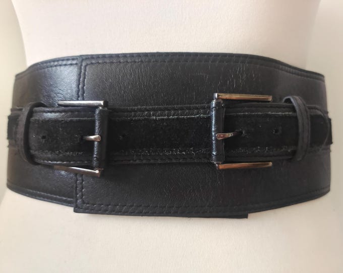 Mexx Extra Wide Sheep Leather Belt