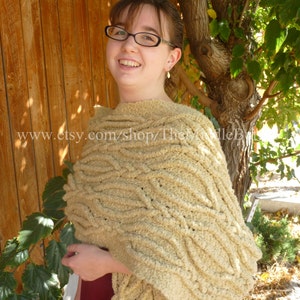 Plaits of Gold Shawl PDF Pattern image 5