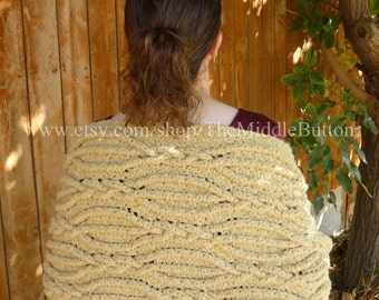 Plaits of Gold Shawl PDF Pattern