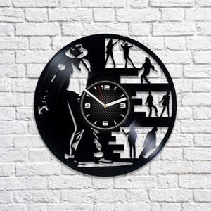 Michael Jackson Xmas Gift, MJ King Of Pop Vinyl Record Wall Clock, Home Decor For Living Room, Office Decoration, Music Lover Gifts For Men