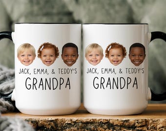 Custom Baby Face Mug, Father's Day Mug, Personalized photo cup, Personalized Photo Mug For Dad/ Grandpa, Custom mug, Dad/ grandpa gift