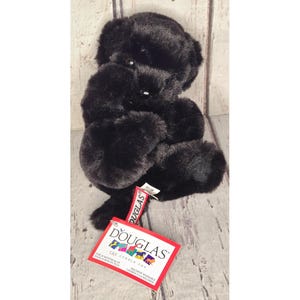 7&quot; NWT Douglas Lil Handful Black Lab Puppy Dog Plush Baby Stuffed Animal Cute