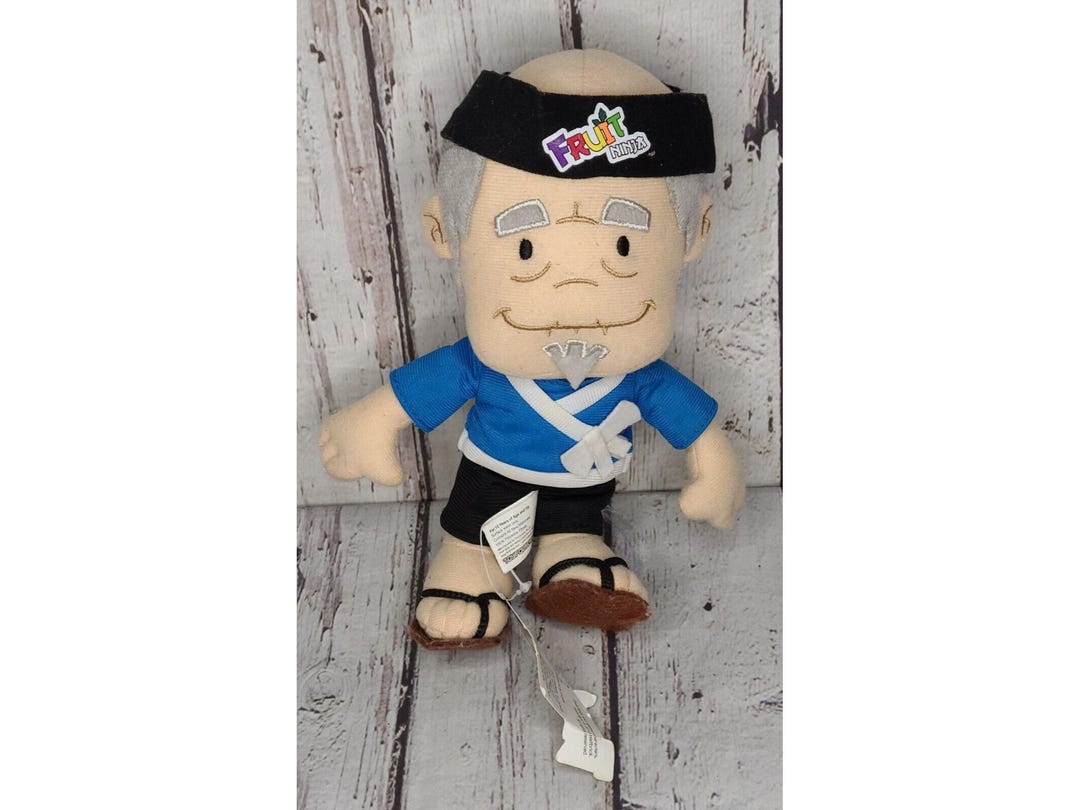 9 Fruit Ninja Old Man Sensei Pluah Video Game Teacher Merch Stuffed Toy ...