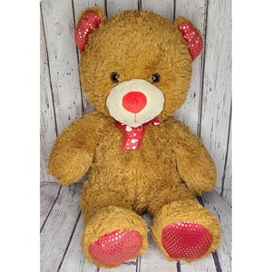 30&quot; Jumbo Homerbest Brown Teddy Bear Plush Stuffed Animal Valentines Day Shiny Paws