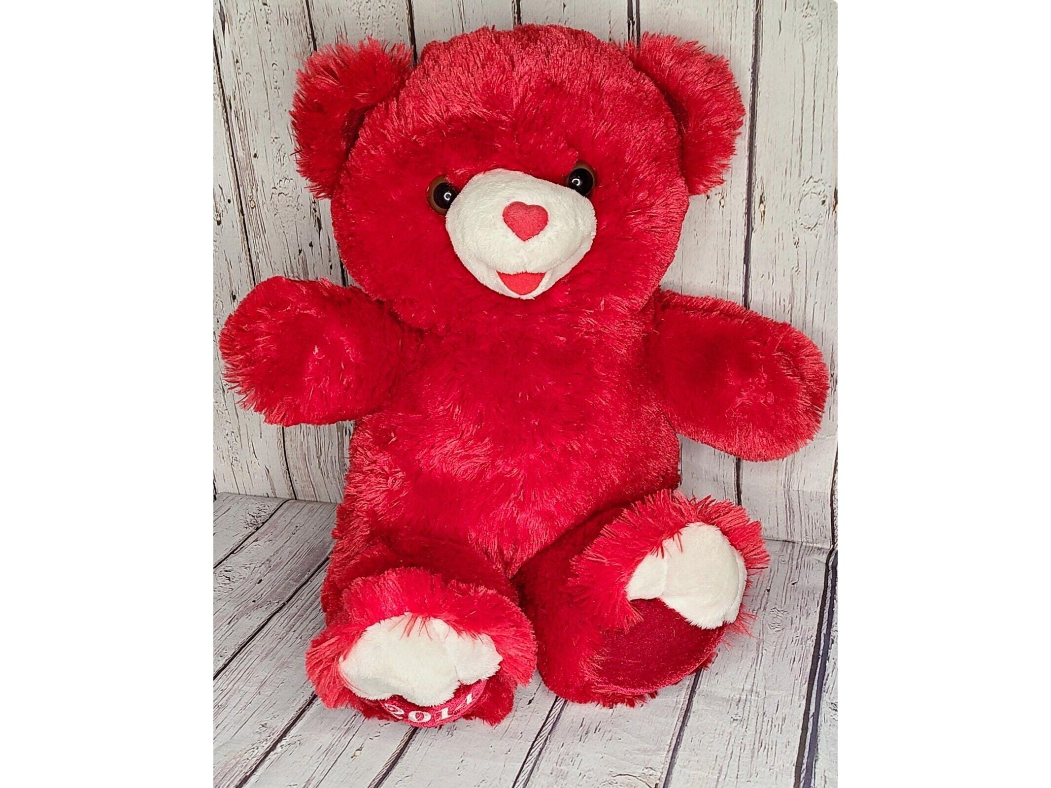 Red Teddy Bear Etsy UK