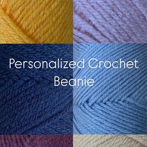 Personalized Crochet Beanie