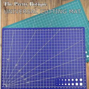 Tapis de découpe auto-cicatrisant - Couture, courtepointe, création manuelle - Tableau A3/A4/A5 durable - Lignes quadrillées pour plus de précision - Parfait pour le tissu, le papier et le bricolage