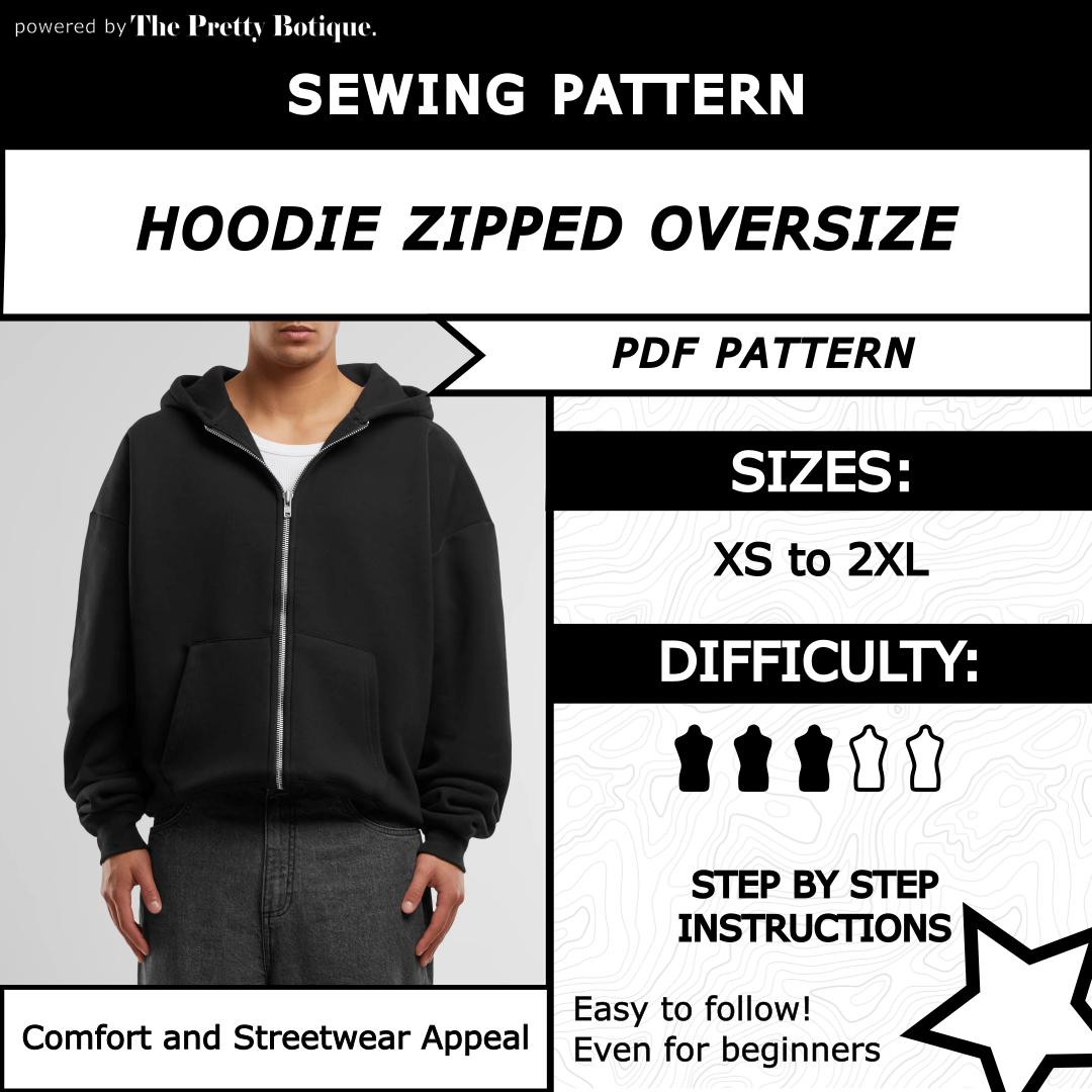Zip Hoodie Pattern