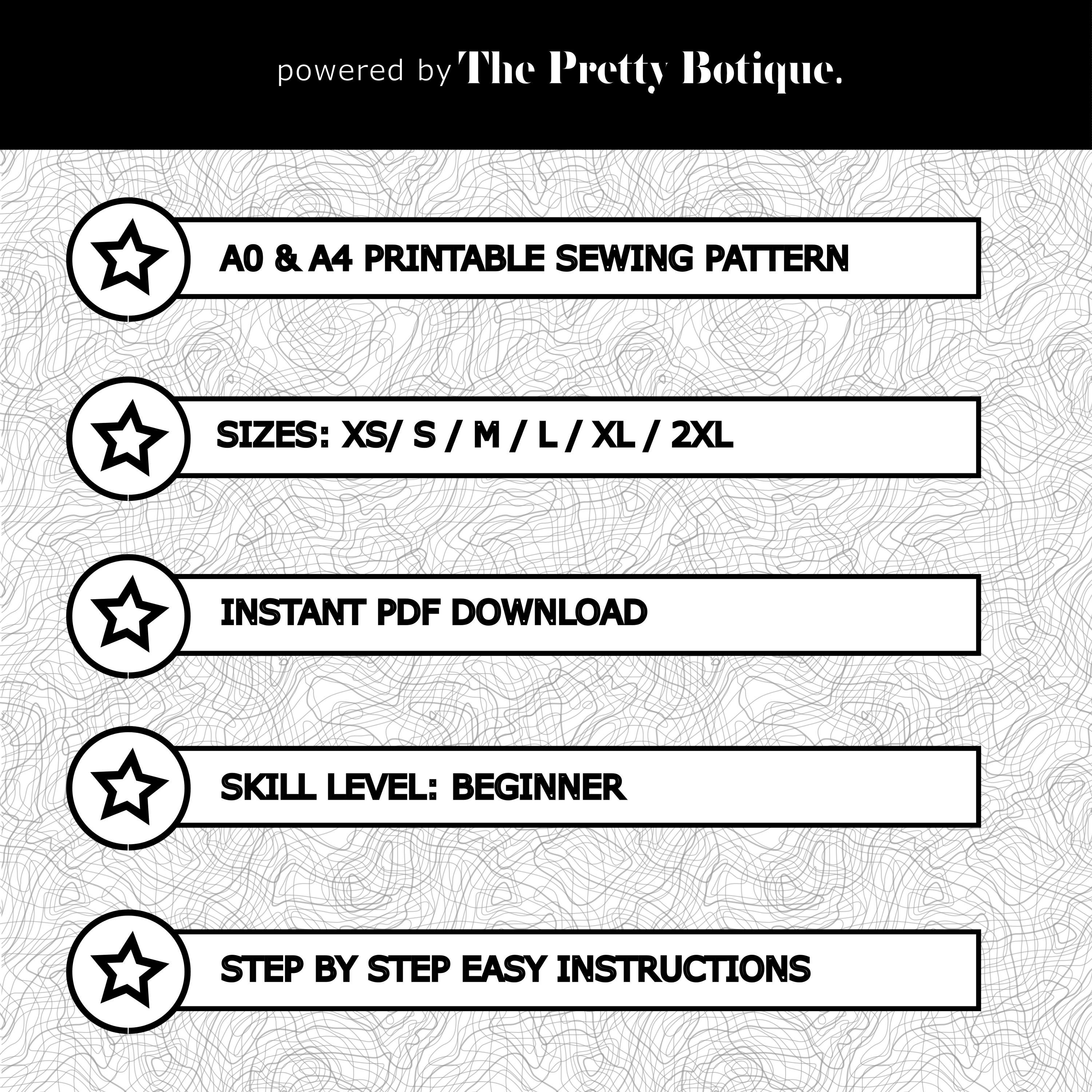Regular Joggers Sewing Pattern PDF – Cuffed Sweatpants With Elastic ...