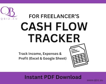 Freelancer Weekly Cash Flow Tracker – Income and Expenses Forecast for Solo Operators