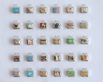 Silver Italy Charms, Custom Italy Charms, Personalized Italian Bracelet, Italy Charms