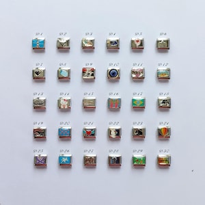 Dijes de plata de Italia, Dijes de Italia personalizados, Pulsera italiana personalizada, Dijes de Italia