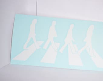The Beatles Abbey Road Precision Cut Vinyl Car Window Decal Sticker