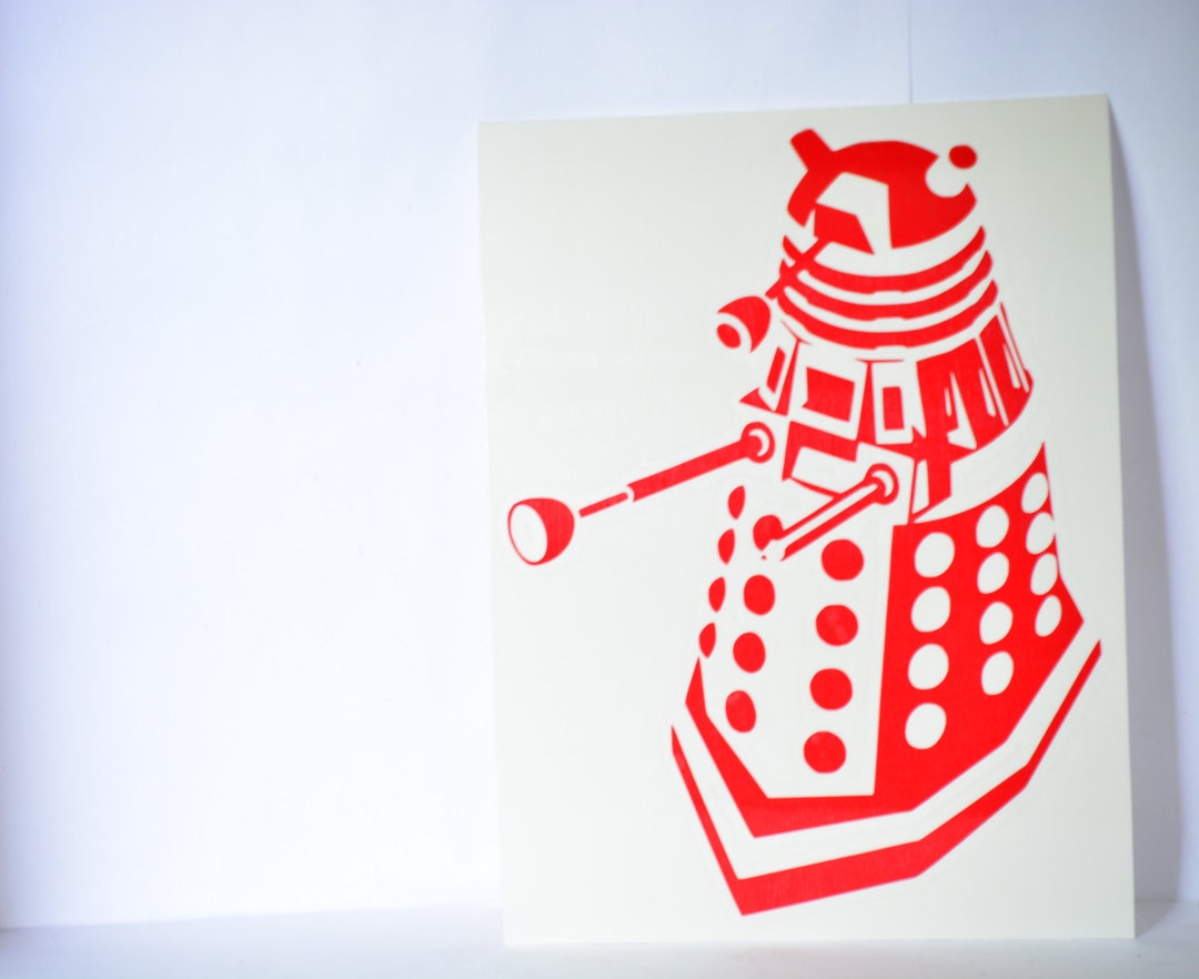 Dalek Precision Cut Vinyl Car Window Decal Sticker for Doctor Who Fans ...