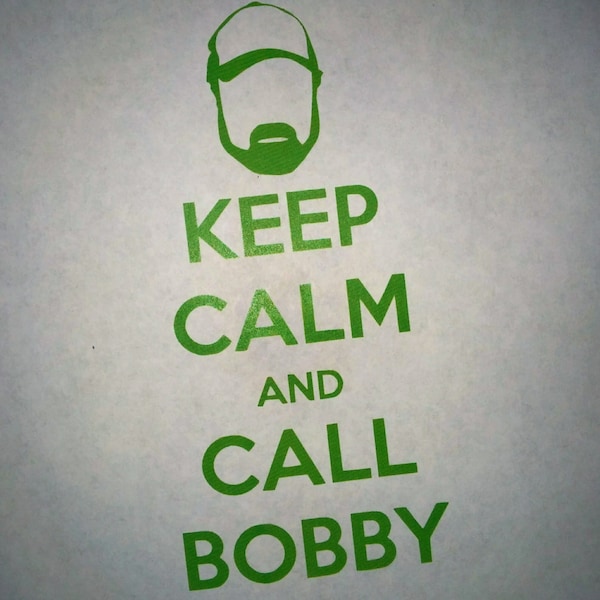 Supernatural Keep Calm and Call Bobby Precision Die Cut Vinyl Car Window Decal Sticker for fans of Bobby Singer