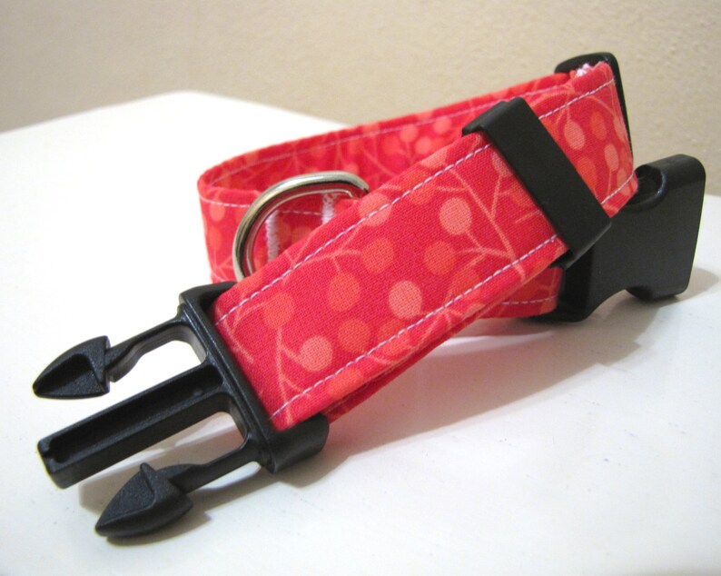 So Cherry Dog Collar Size M Etsy