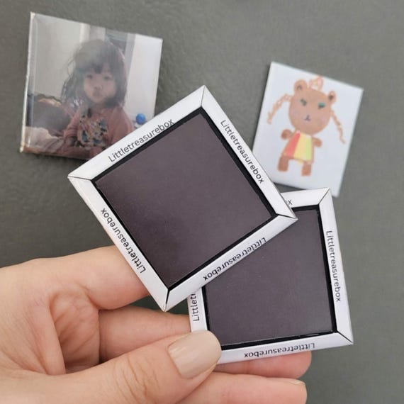 Lot D'aimants Personnalisés Faits Main - Cadeau Photo Personnalisé Déco Maison