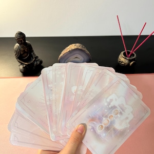 1 carte Oracle de cristal d'Astral Realms lu par vos anges gardiens