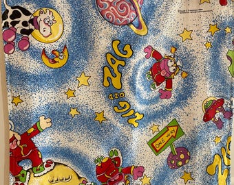 Vintage Zig & Zag (big breakfast)  Handmade Cushion Cover