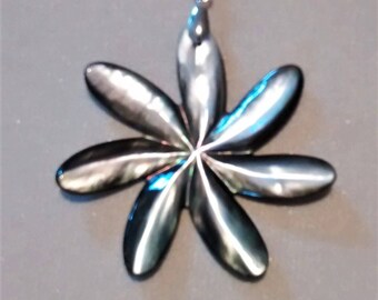 MM-101: Large Striking Abalone Flower Focal