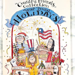 CB-114; Gooseberry Patch Country Friends Collection Year Round Holidays-#10 Cookbook