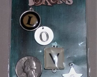 E-139 Larger L-O-V-E Charms Great Addition to Many Crafts