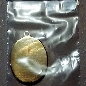 BF-219: Gold Cabochon Mounting 25 x 18mm image 3