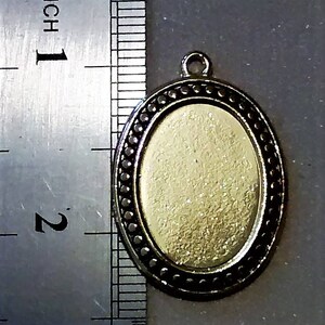 BF-219: Gold Cabochon Mounting 25 x 18mm image 2