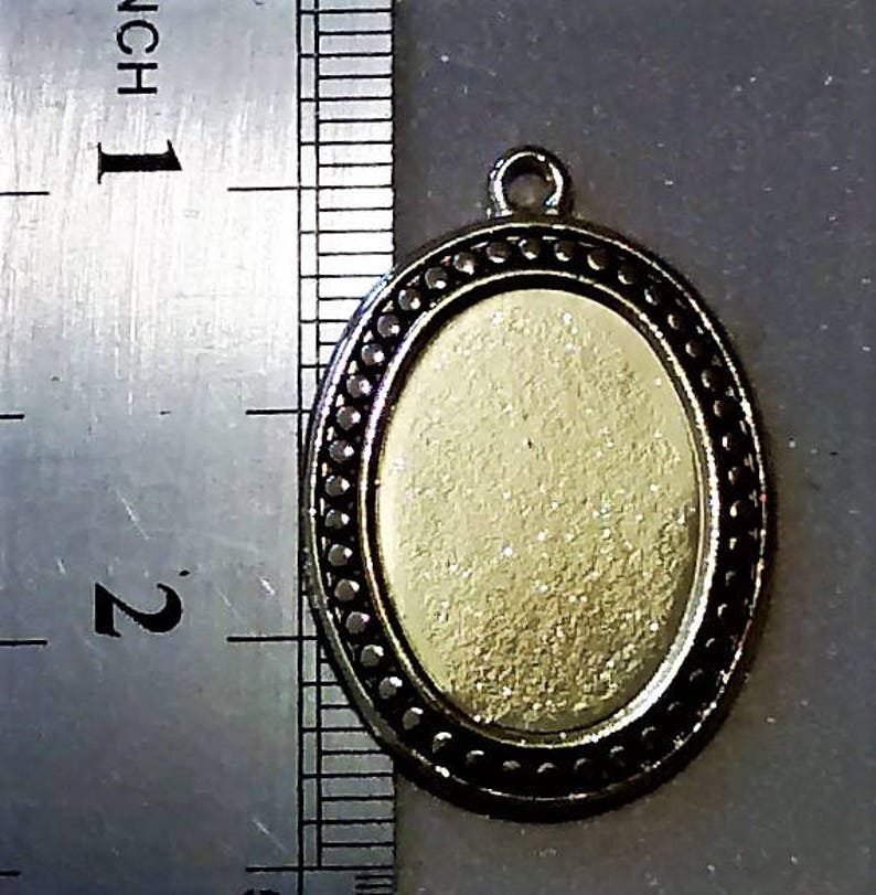 BF-219: Gold Cabochon Mounting 25 x 18mm image 2