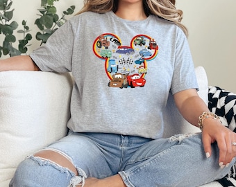Camiseta de Cars de Disney, camiseta de la Copa Pistón de la Familia Disney, camiseta de Cars de Disney, camiseta de viaje de Disney 231324