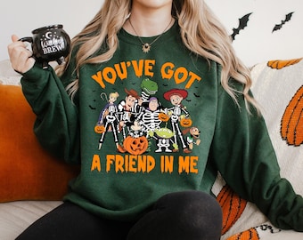 Toy Story Halloween Sweatshirt: Woody, Buzz, Jessie & Rex
