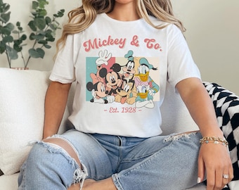 Disney Vintage Mickey and Co Shirt, Disney Family Shirt,  Disney Mickey Mouse Shirt, Disney Trip Shirt 231081