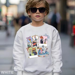 Coquette Polaroid Zootopia Sweatshirt, Judy Hopps Nick Wilde Sweatshirt,Welcome To Zootopia Disney Hoodie, Locket Zootopia Crewneck 234503 bild 12