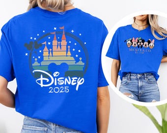 Retro Disney Mickey and Co hirt, Family Vacation 2025, Disney Trip 2025 Shirt, Disney Mickey and Crew Shirt, Disney Vacation 232535
