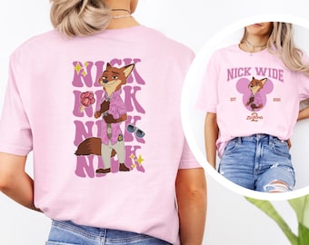 Disney Zootopia Characters Shirt, Nick Wilde Judy Hopps Shirt, Mickey Ears Tee, Disney Family Trip Shirt, Zootopia Police Shirt 234652