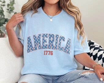 America 1776 4th of July Shirt: Independence Day Tee